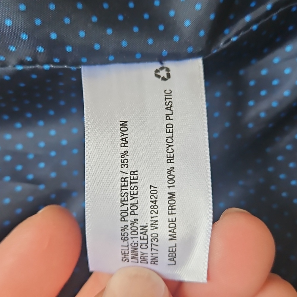 Cat & Jack Boys Navy Blazer, SIZE 8 - Picture 3 of 3